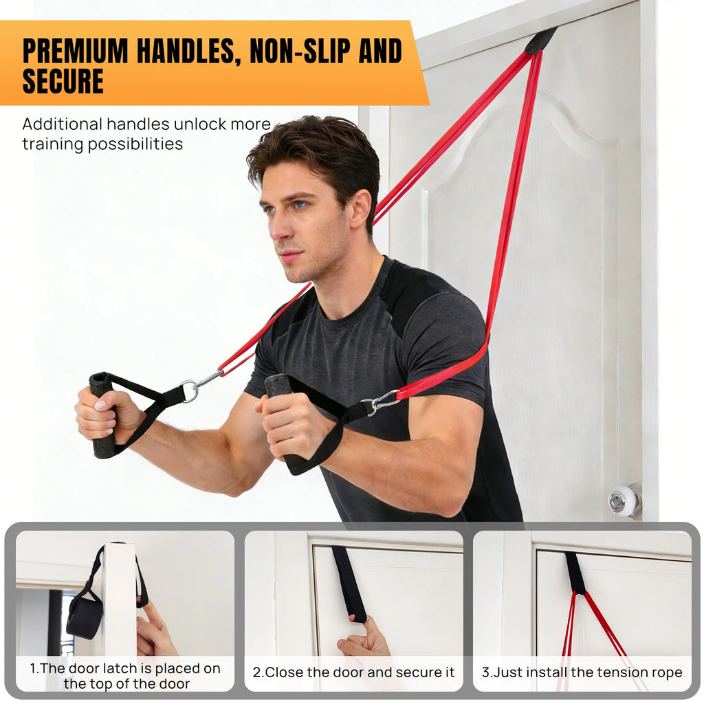 Bandes de résistance élastiques – set fitness – lot de 5