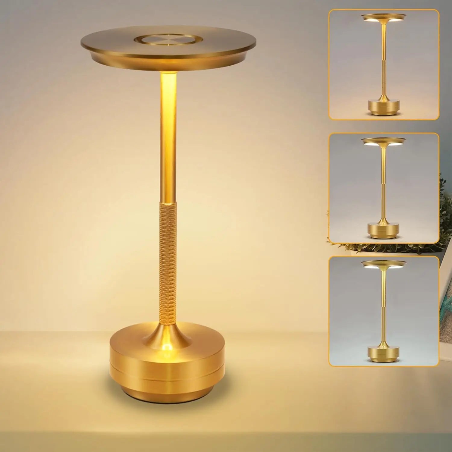 Lampe de table LED sans fil rechargeable – veilleuse d'ambiance rechargeable