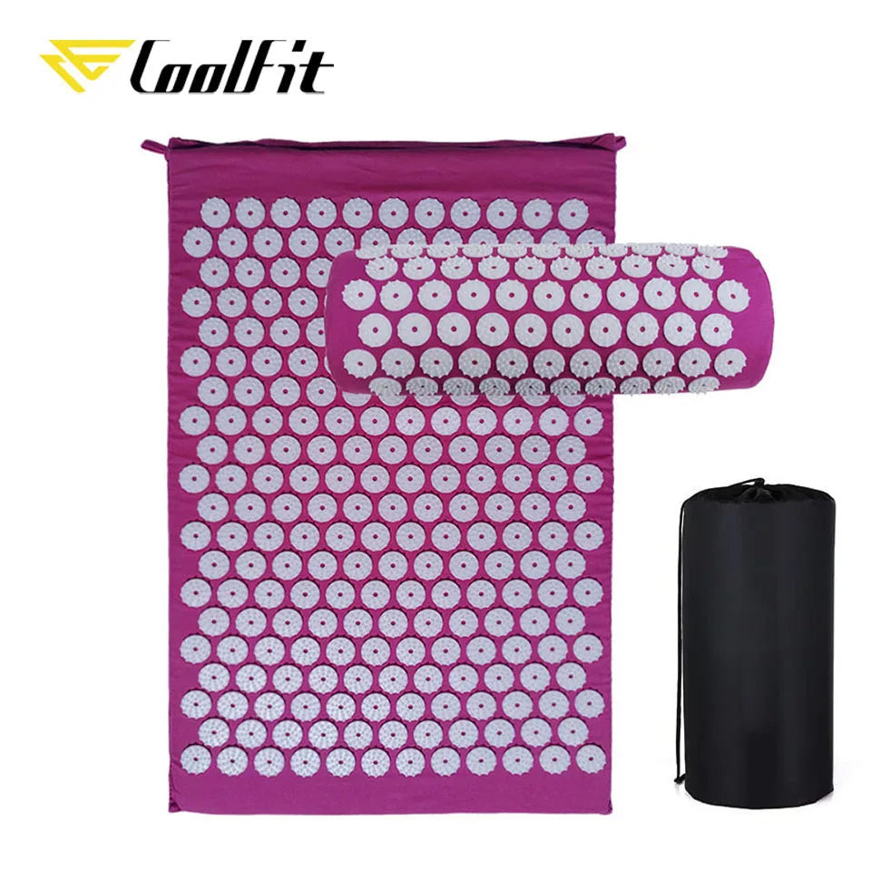 Tapis d'acupression + coussin – rituel détente