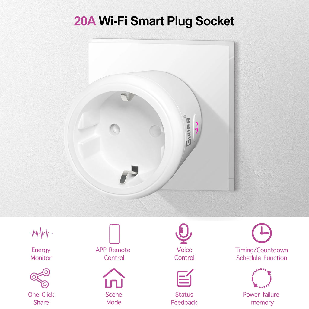 Prise connectée WiFi – suivi de consommation – télécommande