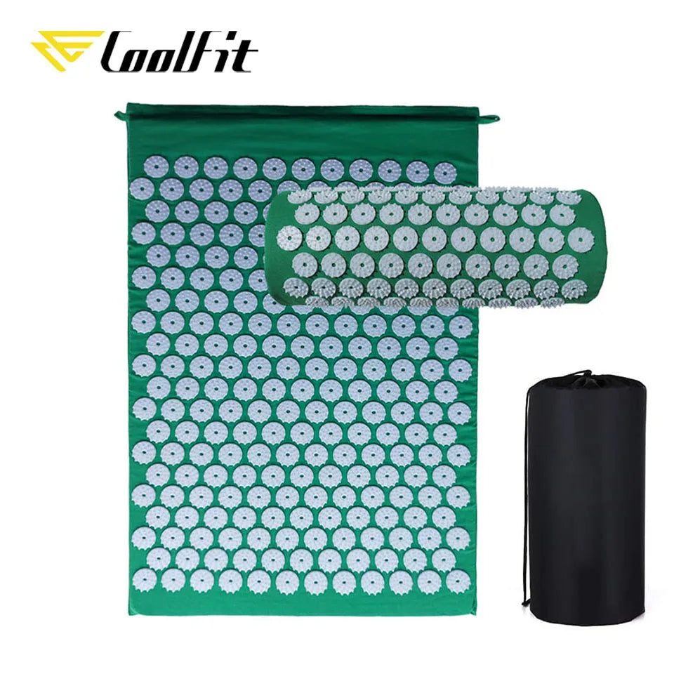 Tapis d'acupression + coussin – rituel détente