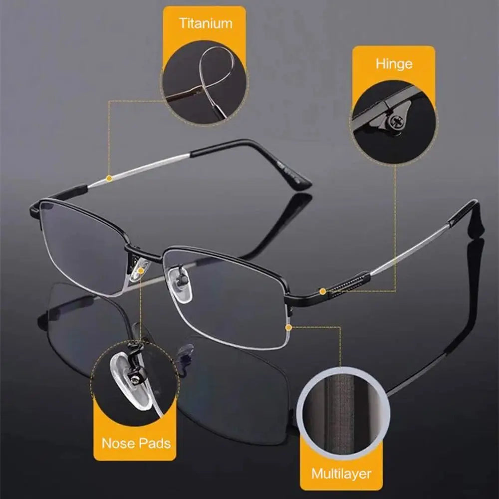 Lunettes de lecture multifocales anti-lumière bleue