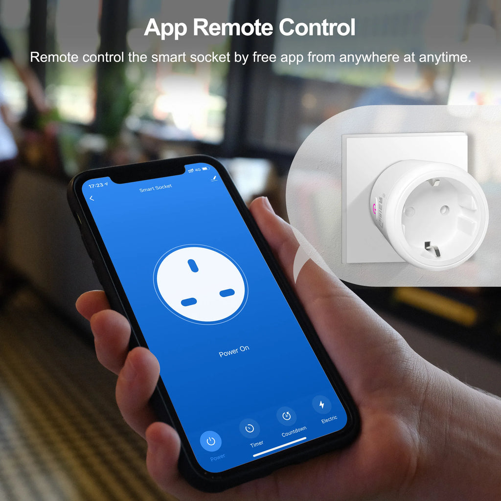 Prise connectée WiFi – suivi de consommation – télécommande