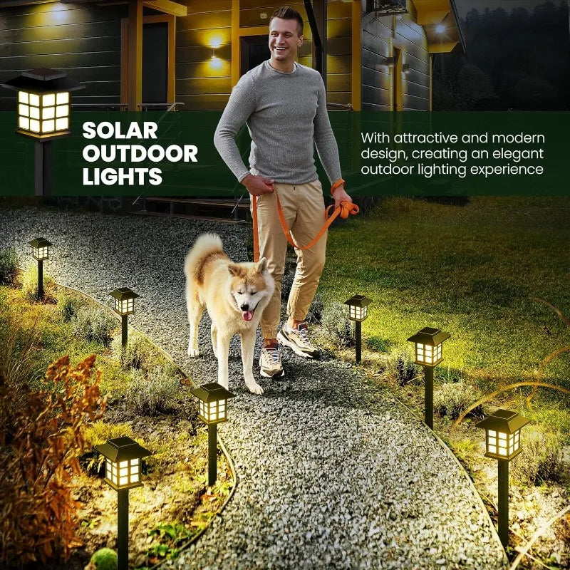 Éclairage solaire de jardin – étanche & sans fil