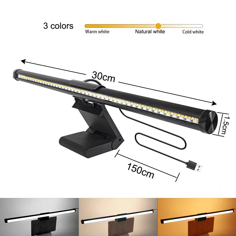 Barre lumineuse d'écran LED – sans reflet