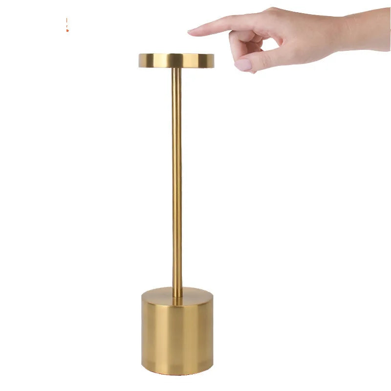 Lampe de table LED sans fil rechargeable – lampe de chevet tactile (3 couleurs)