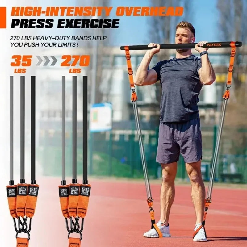Bandes de résistance élastiques – set fitness