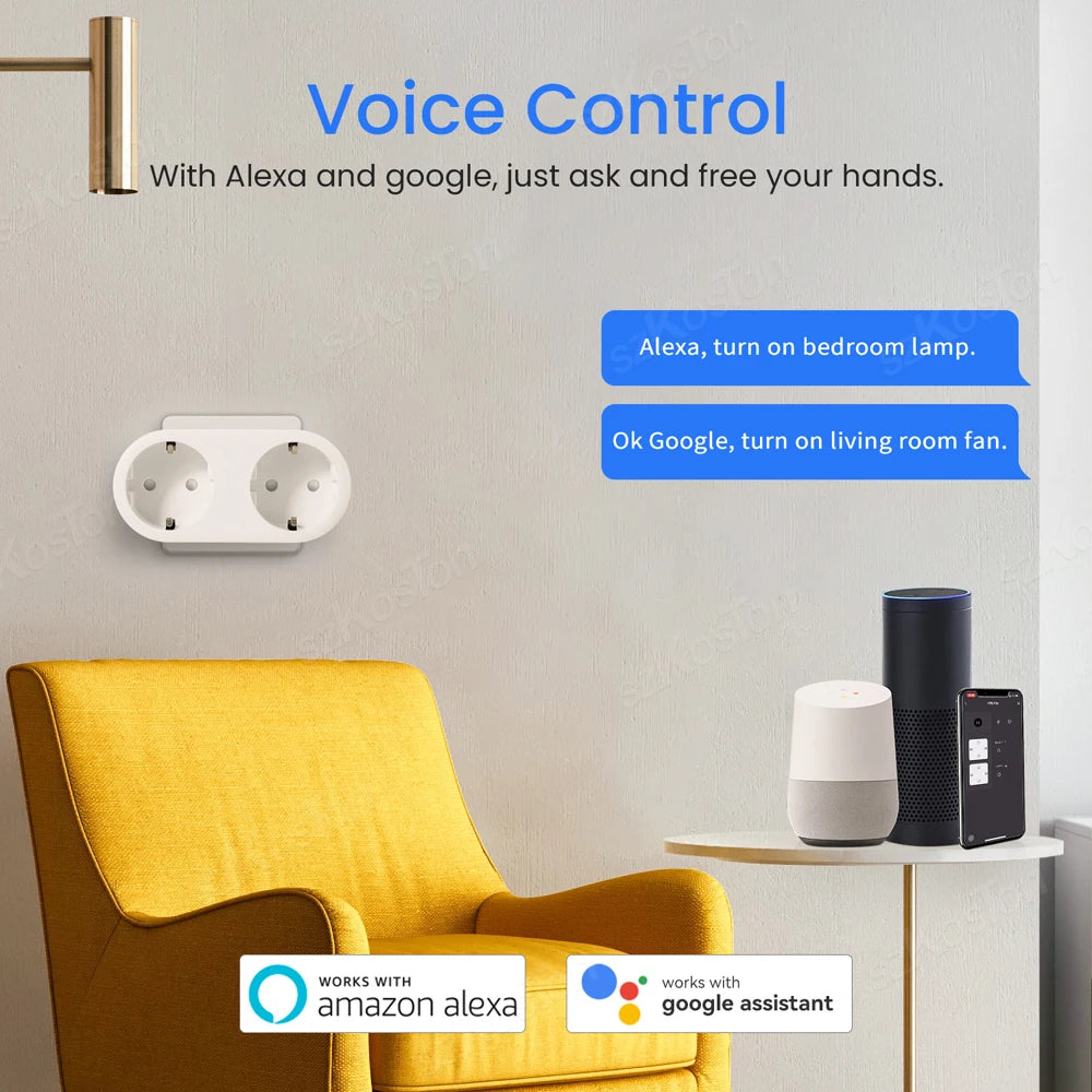 Prise connectée WiFi – suivi de consommation