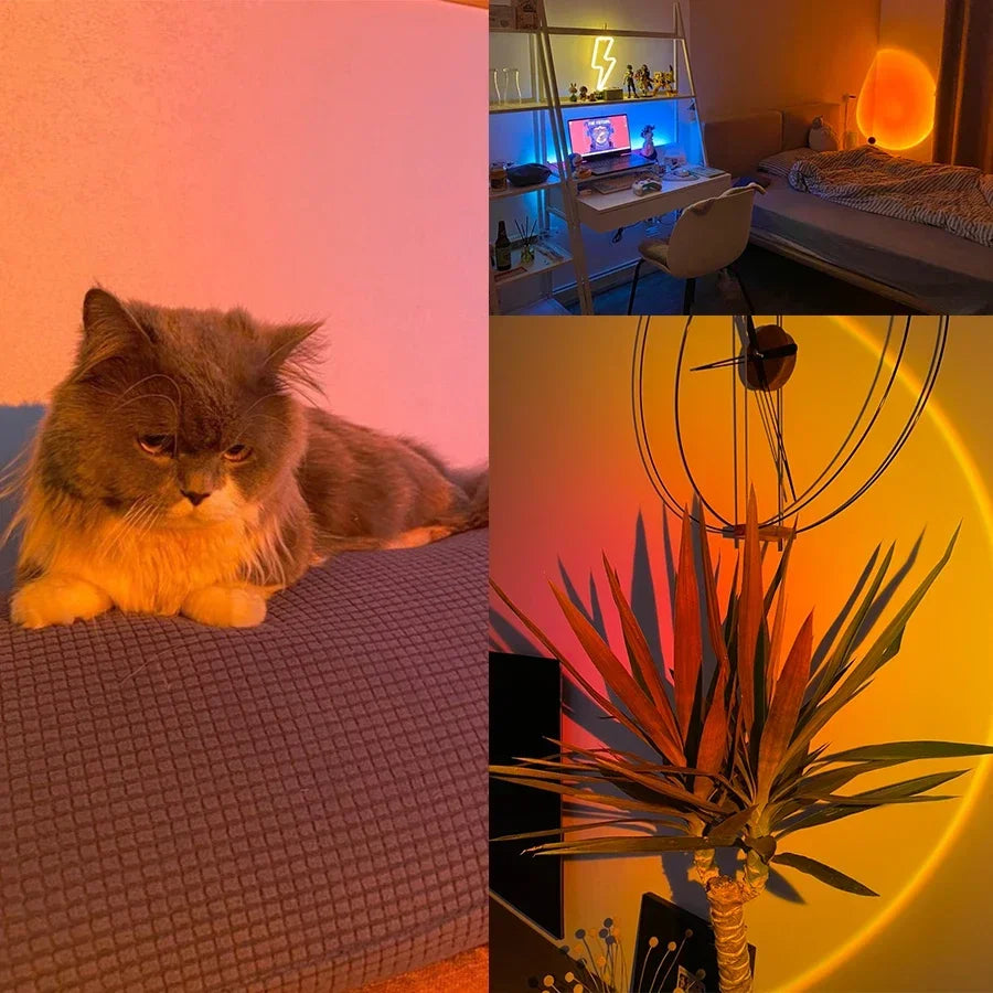 Lampe coucher de soleil – veilleuse d'ambiance USB