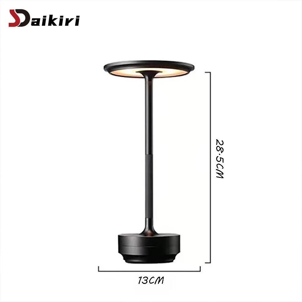 Lampe de table LED sans fil rechargeable – veilleuse tactile rechargeable
