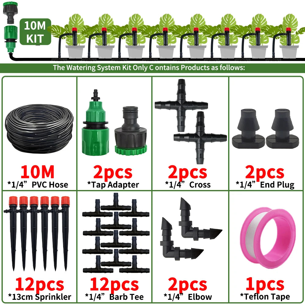 Kit d'arrosage goutte-à-goutte automatique