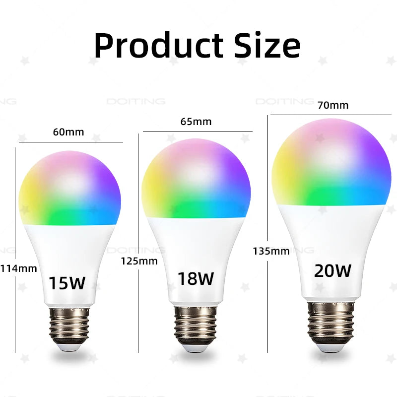 Ampoule connectée WiFi – RGB