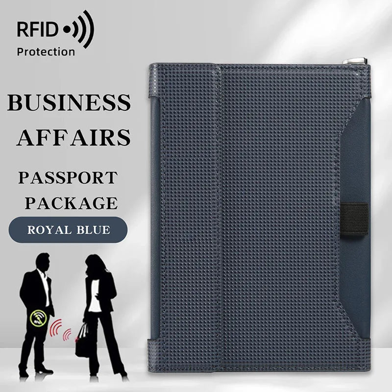Pochette passeport anti-RFID – tour de cou