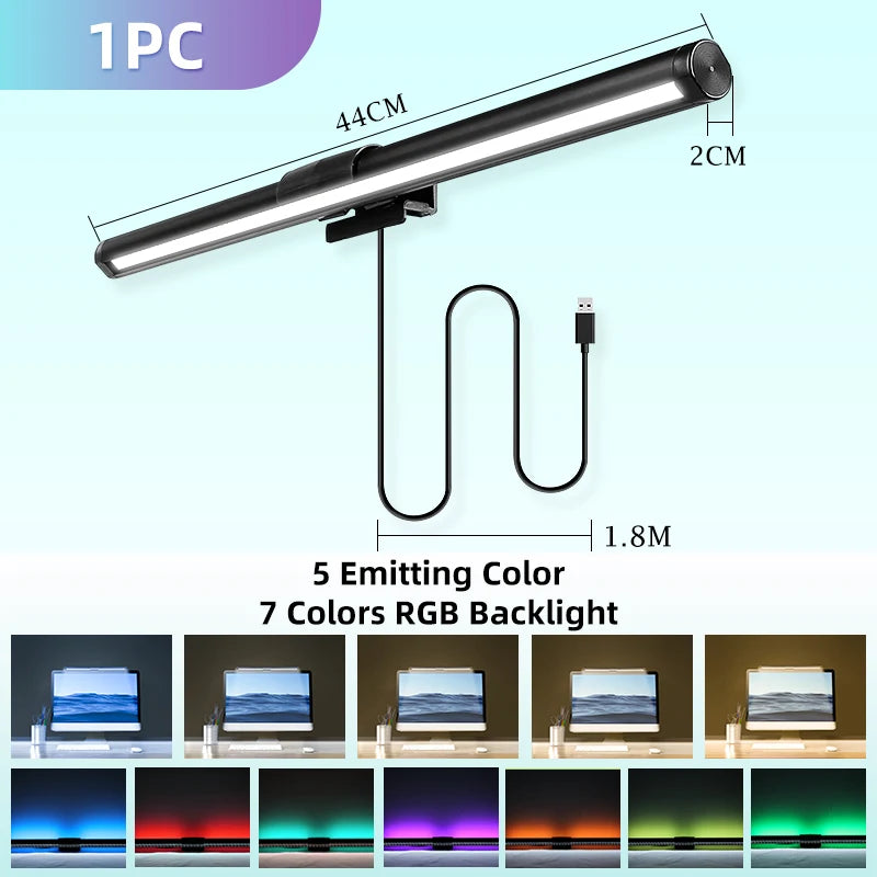 Barre lumineuse d'écran LED – sans reflet – RGB