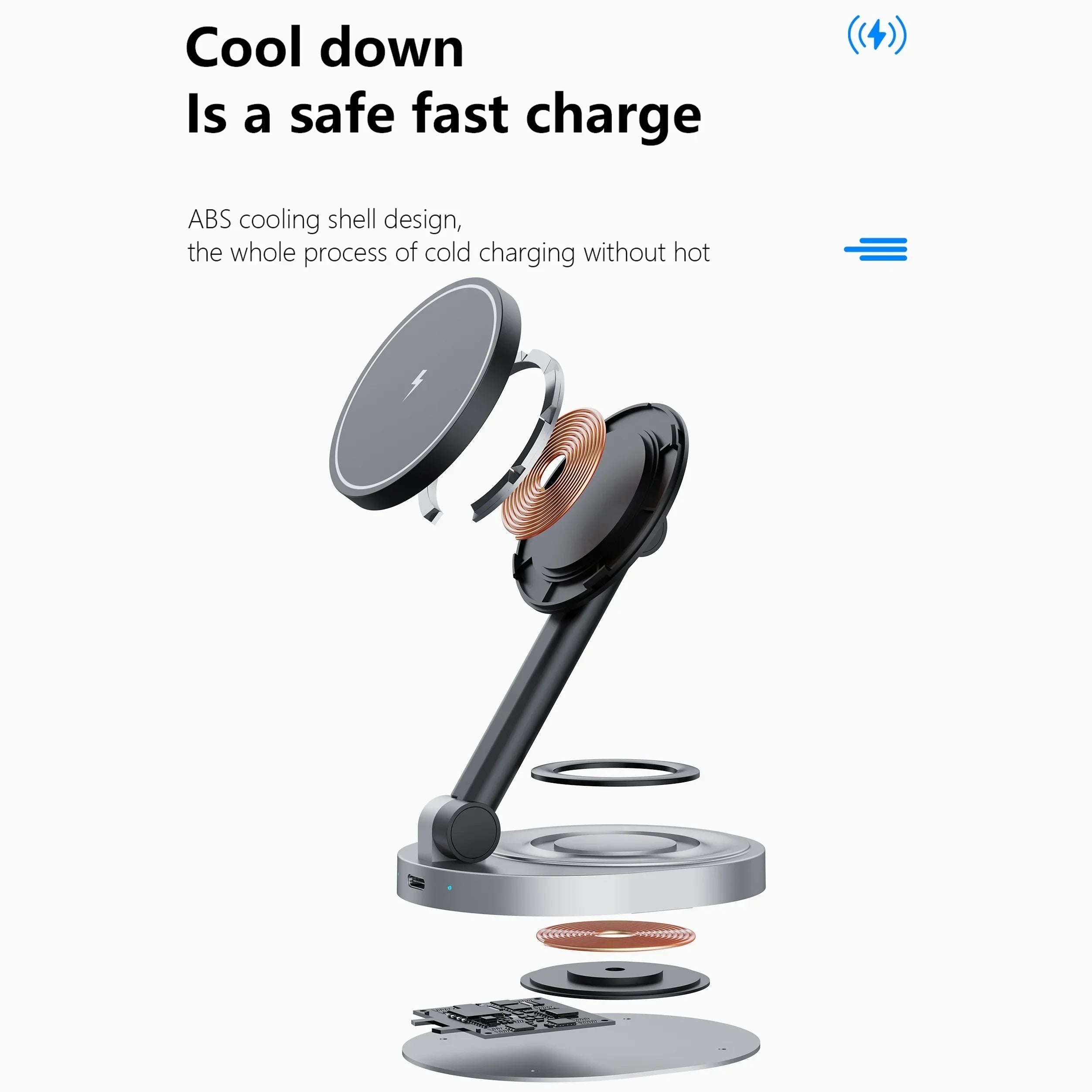 Station de charge sans fil 3-en-1