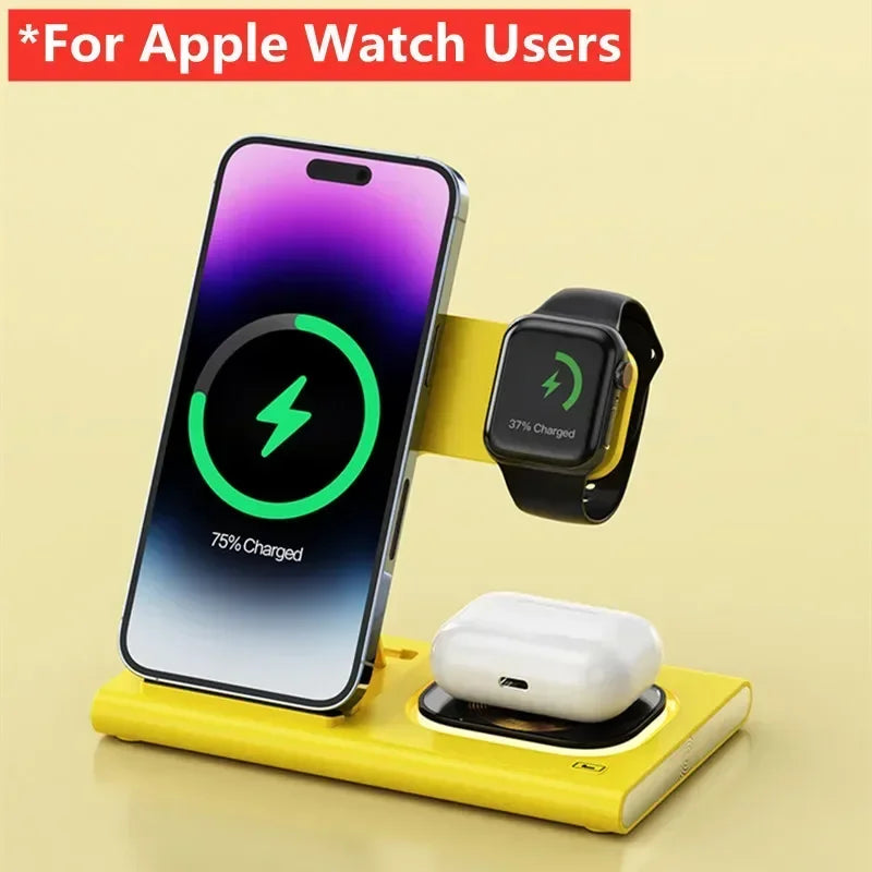 Station de charge sans fil 3-en-1