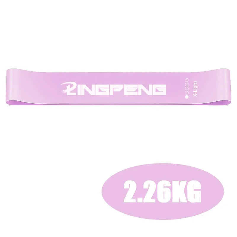 Bandes de résistance élastiques – set fitness – lot de 5