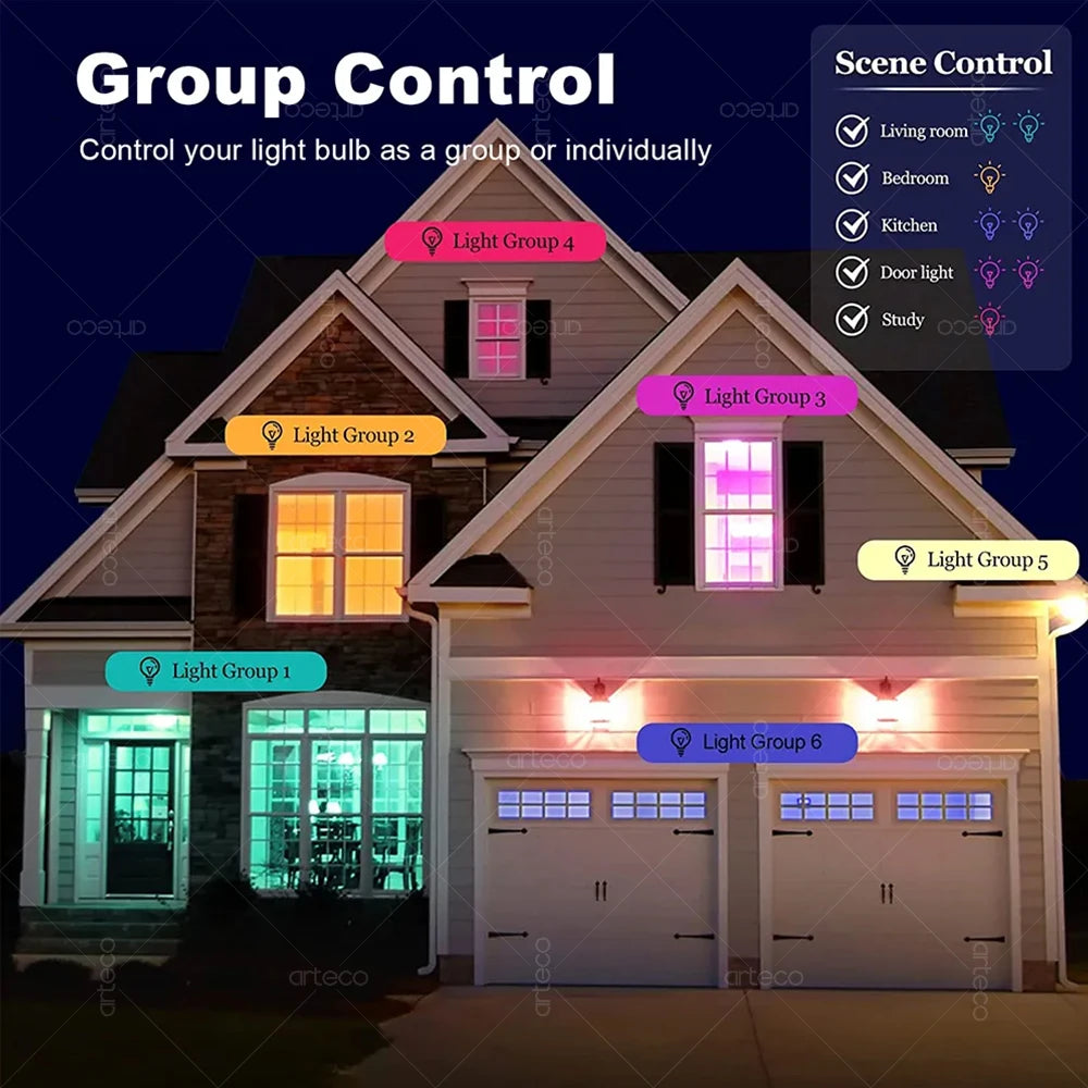 Ampoule connectée WiFi – RGB