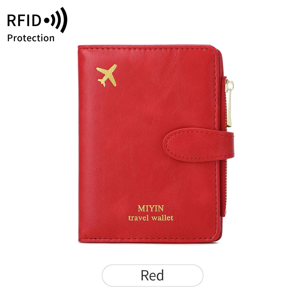 Pochette passeport anti-RFID – tour de cou
