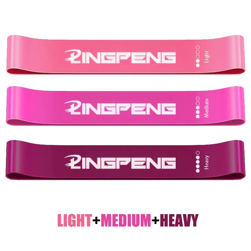 Bandes de résistance élastiques – set fitness – lot de 5