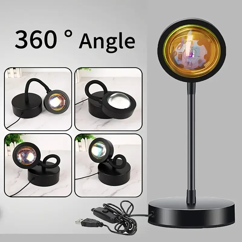 Lampe coucher de soleil – veilleuse d'ambiance USB
