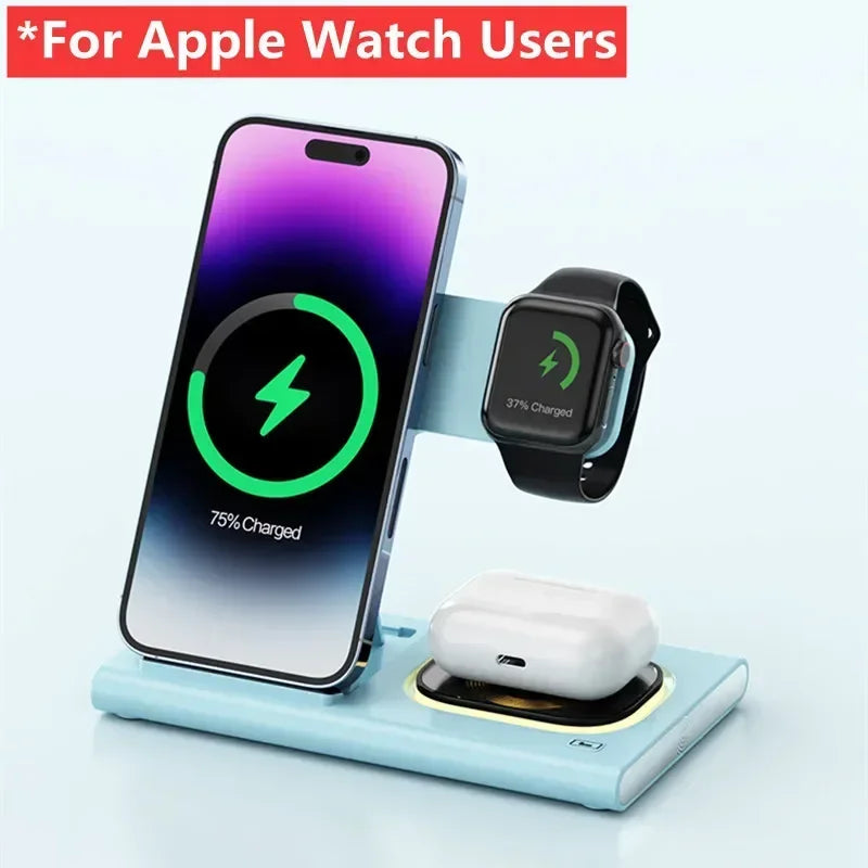 Station de charge sans fil 3-en-1