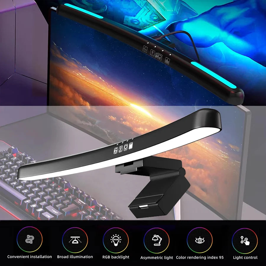Barre lumineuse d'écran LED – sans reflet – RGB