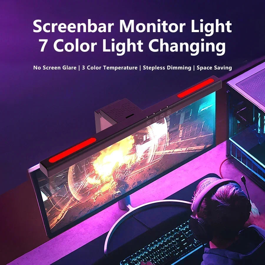 Barre lumineuse d'écran LED – sans reflet – RGB
