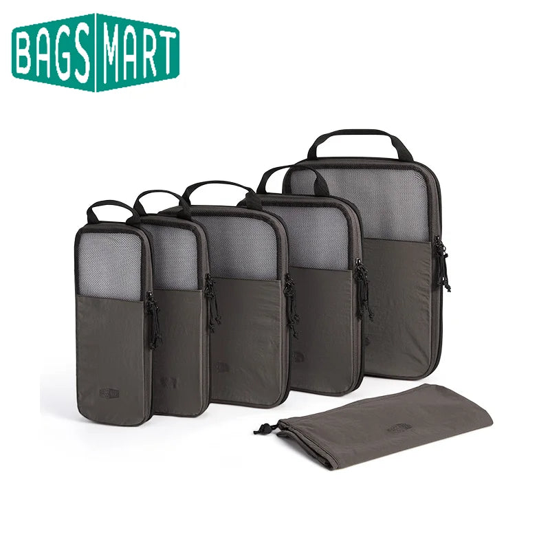 Cubes de rangement de voyage à compression – lot de 6