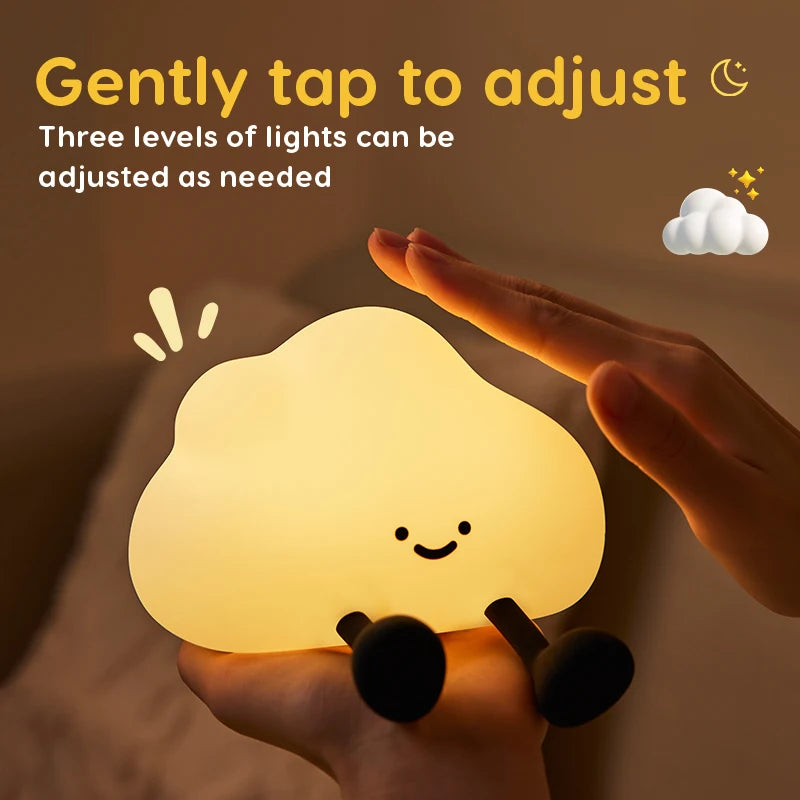 Veilleuse enfant en silicone – animal lumineux tactile – RGB