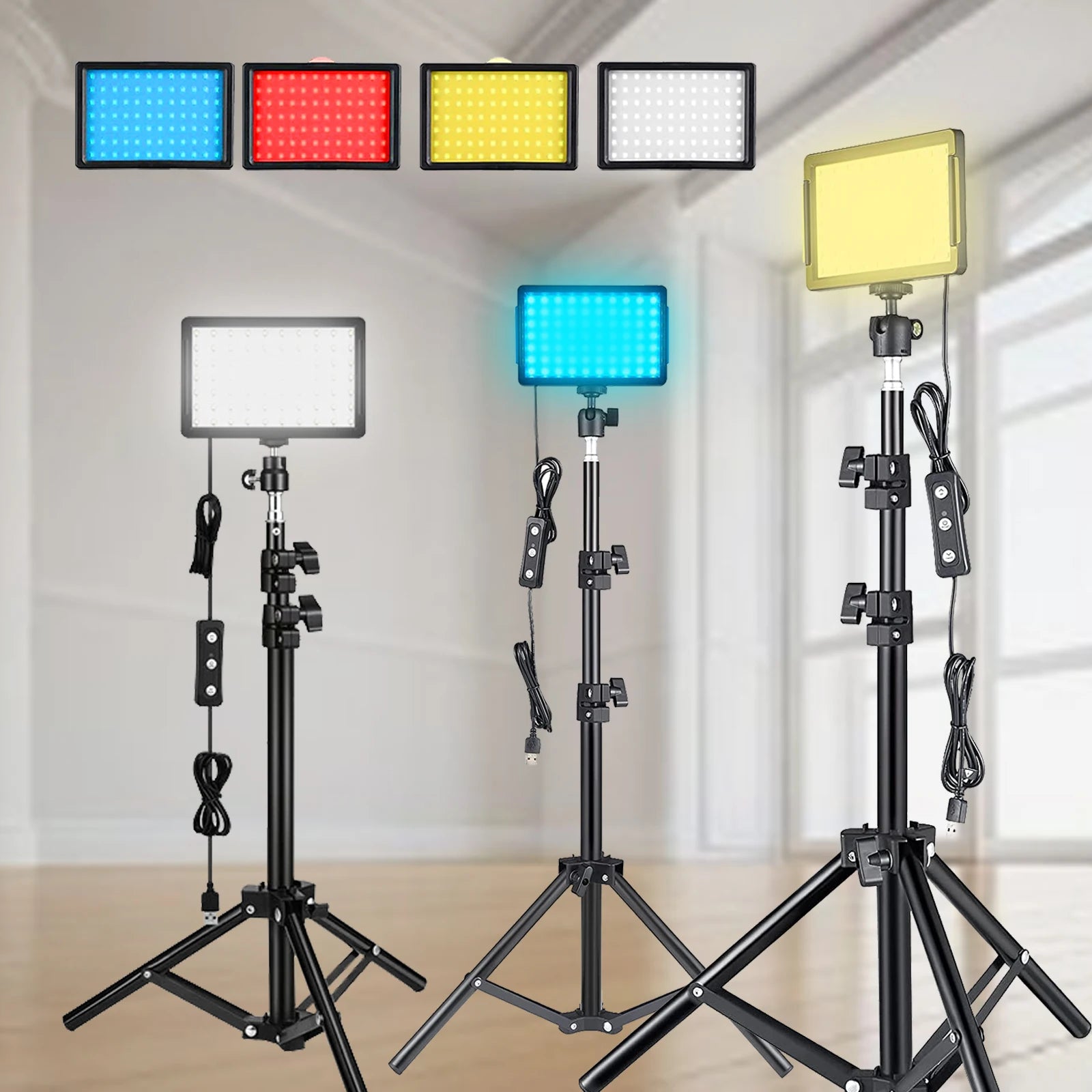 Kit d'éclairage studio LED – photo & vidéo – RGB