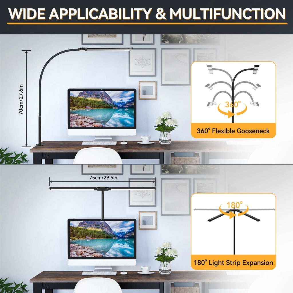 Barre lumineuse d'écran LED – sans reflet