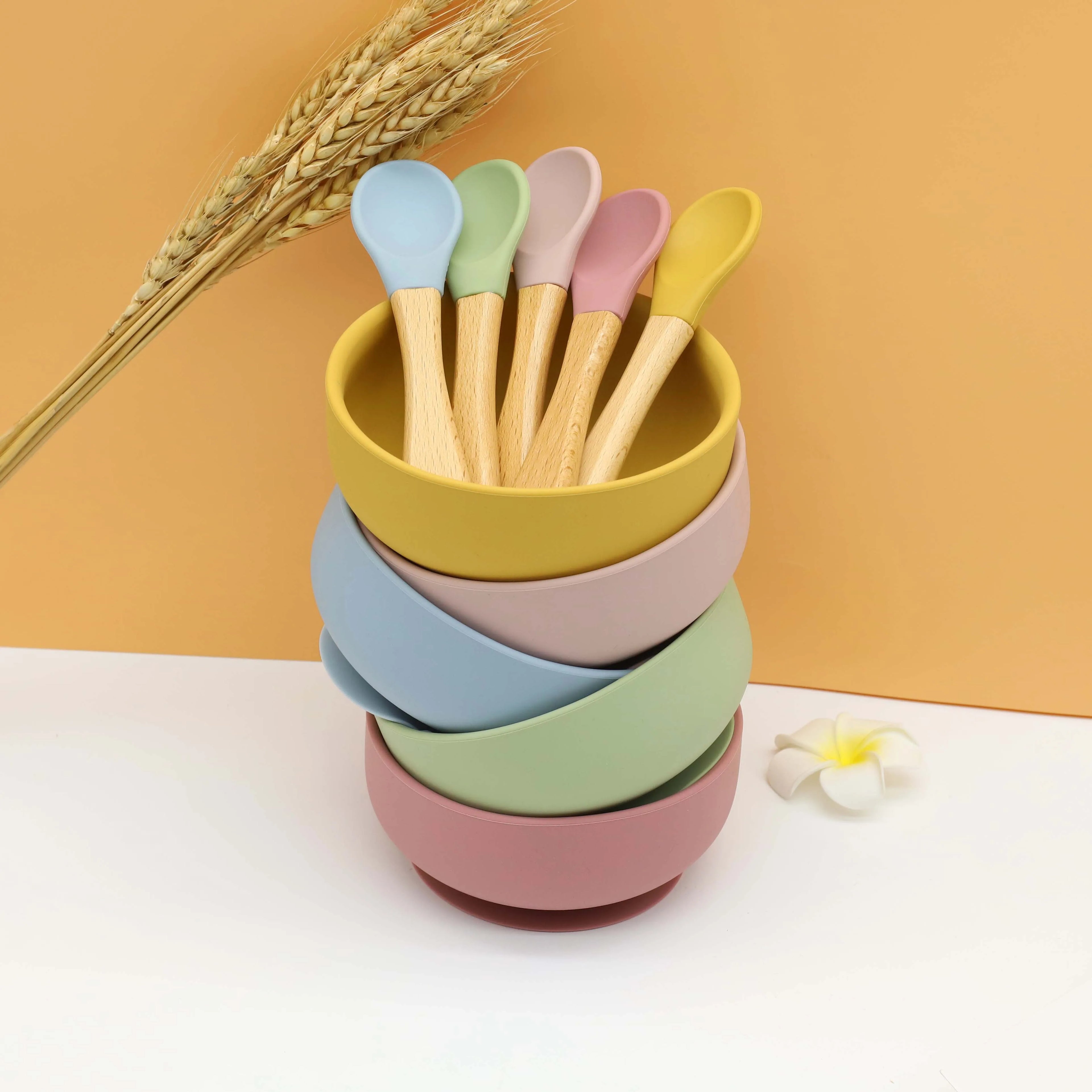 Veilleuse bébé en silicone – lumière douce tactile