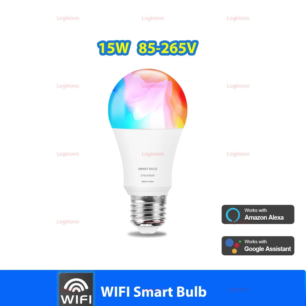 Ampoule connectée WiFi – RGB