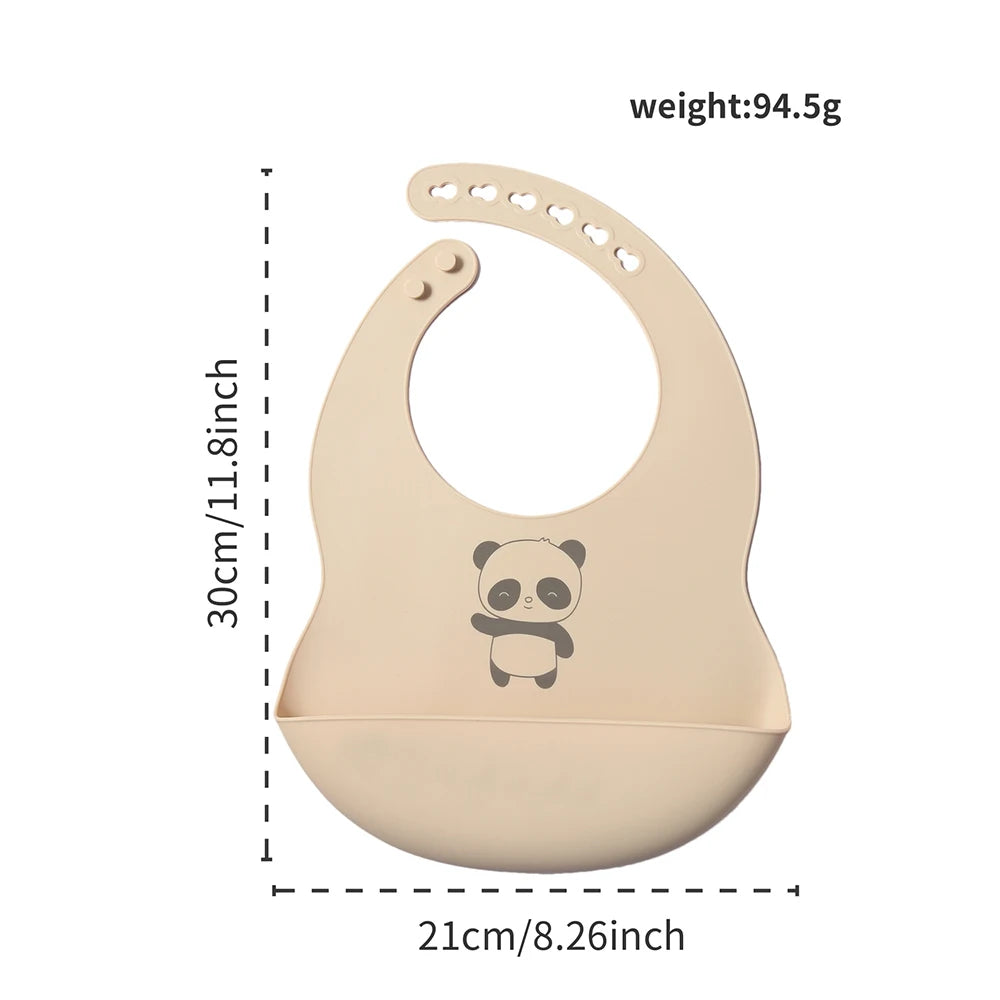 Set repas bébé en silicone – à ventouse