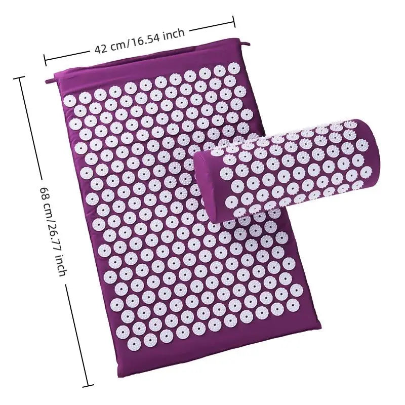 Tapis d'acupression + coussin – rituel détente