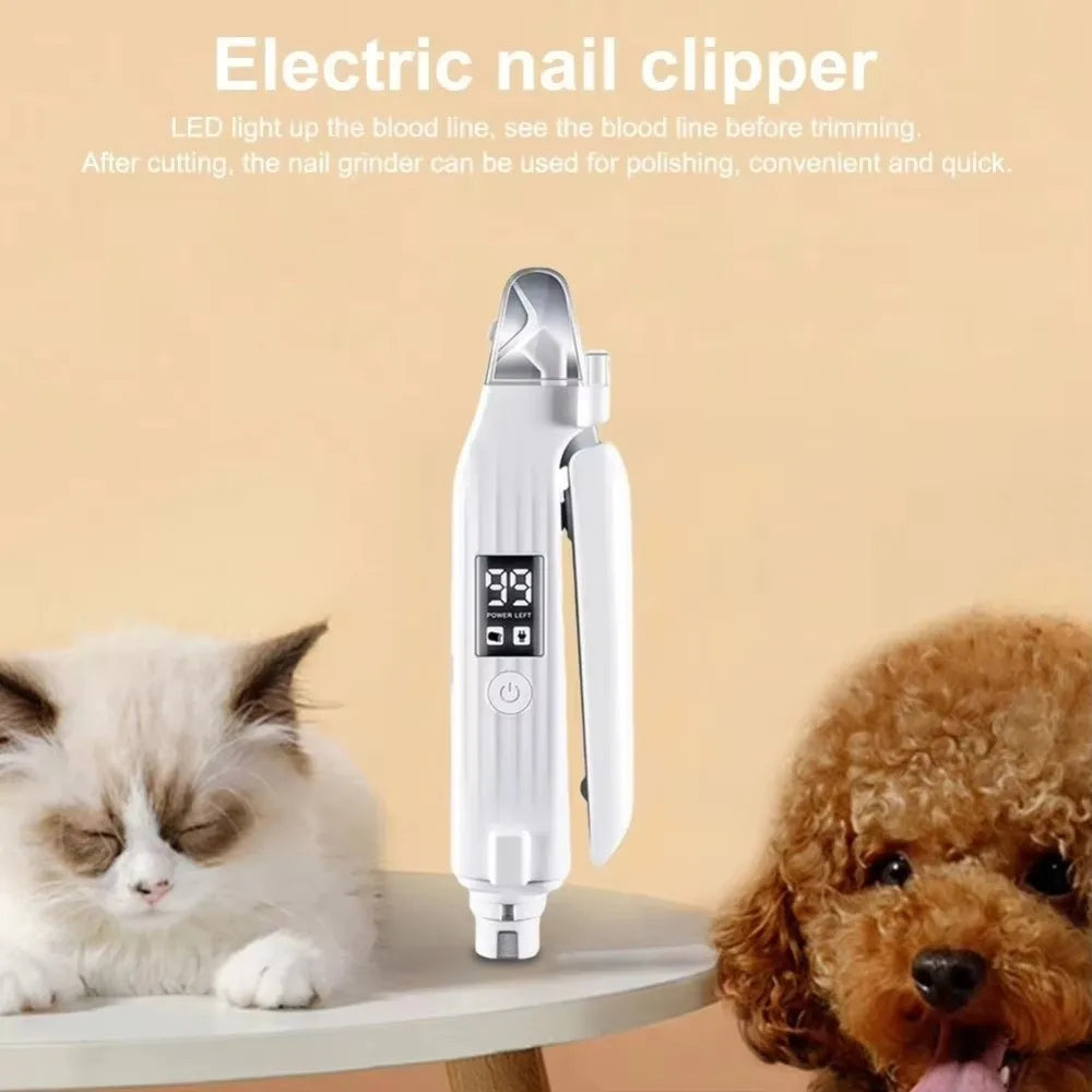Coupe-griffes électrique pour chien & chat