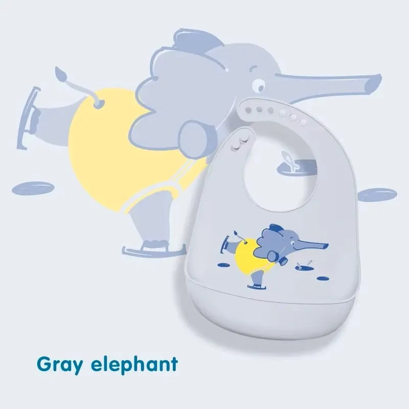 Set repas bébé en silicone – à ventouse