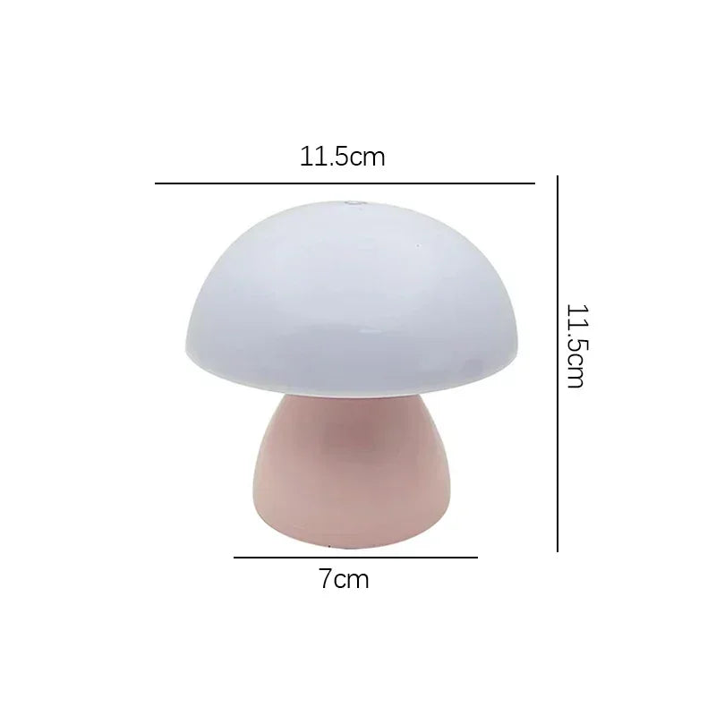Lampe champignon LED tactile à intensité variable – USB rechargeable