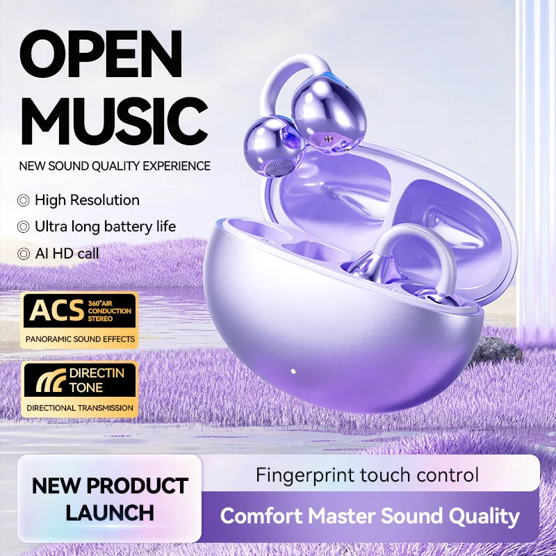 Écouteurs Bluetooth open-ear – oreille libre