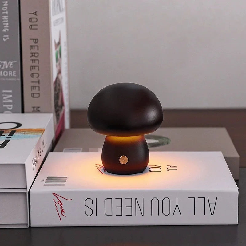 Lampe champignon LED sans fil – lampe d'ambiance tactile (USB-C)