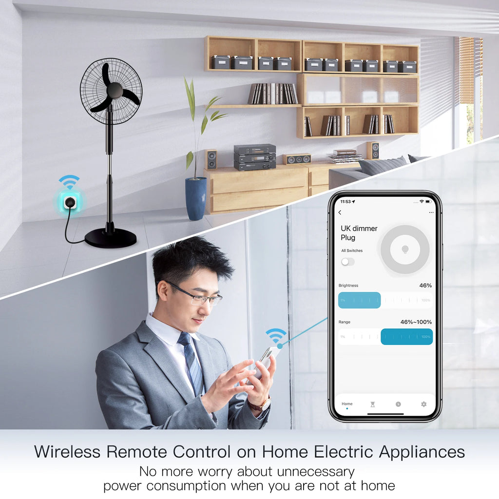 Prise connectée WiFi – suivi de consommation