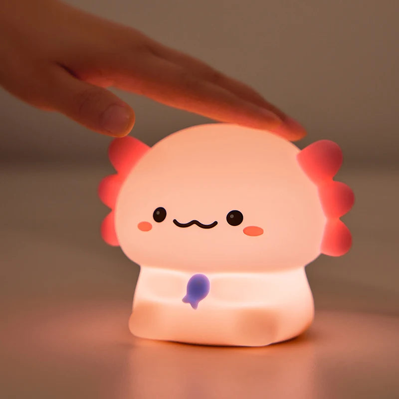 Veilleuse bébé en silicone – lumière douce tactile