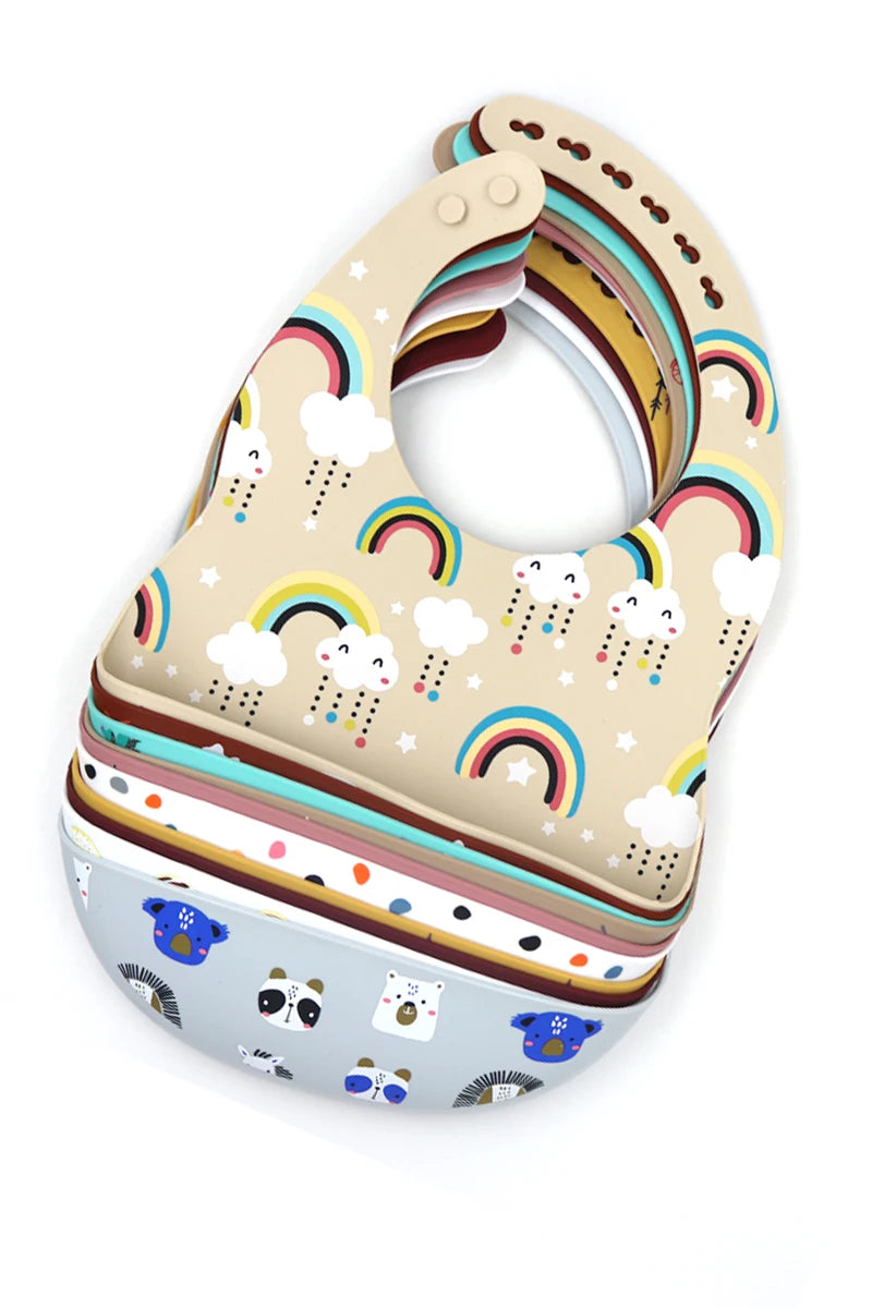 Set repas bébé en silicone – à ventouse