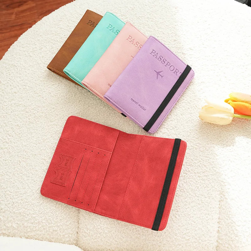 Pochette passeport anti-RFID – tour de cou