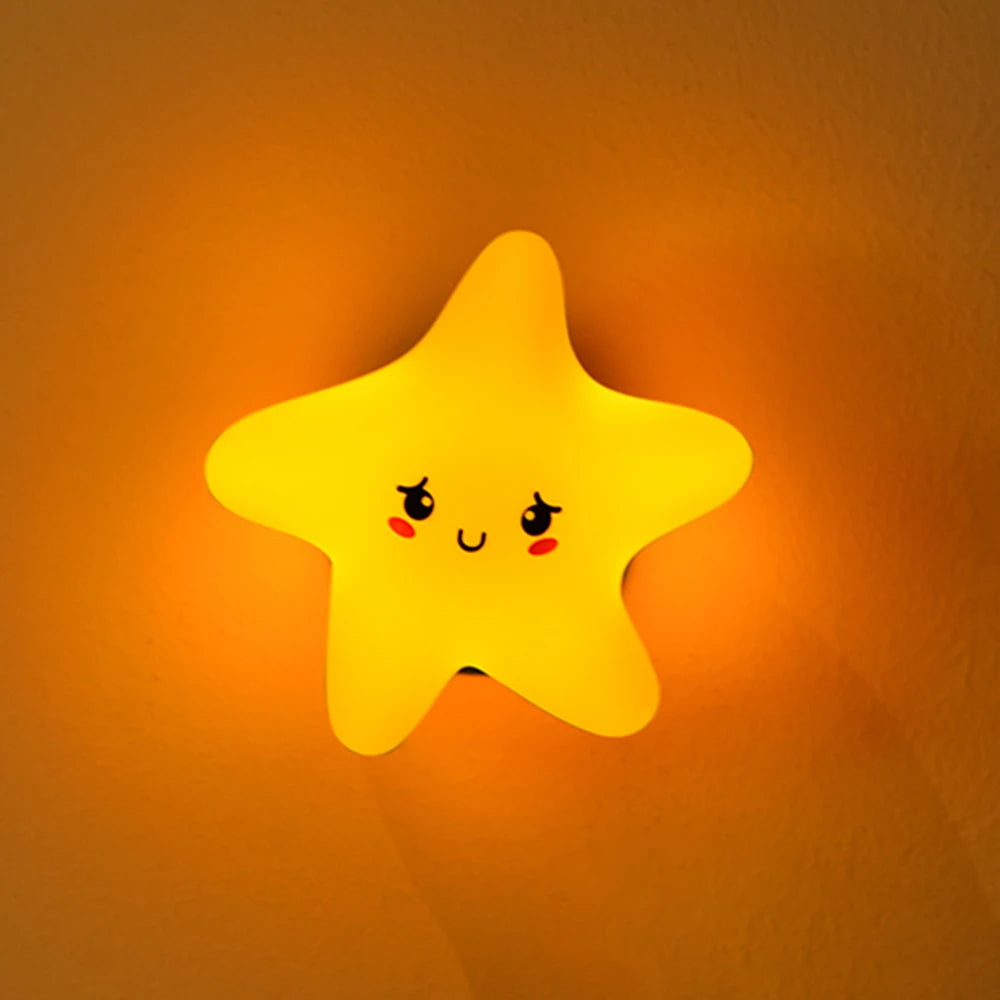 Veilleuse bébé en silicone – lumière douce tactile