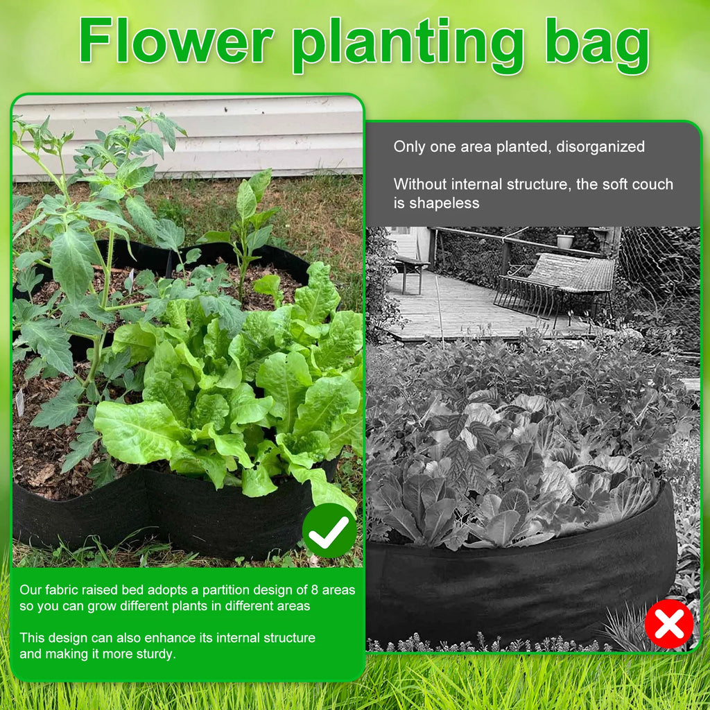 Sacs de culture en feutre – potager