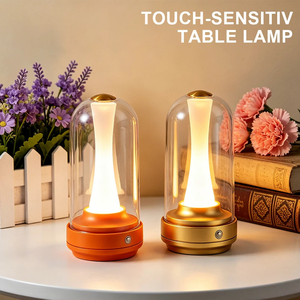Lampe champignon tactile à intensité variable – lampe d'ambiance rechargeable