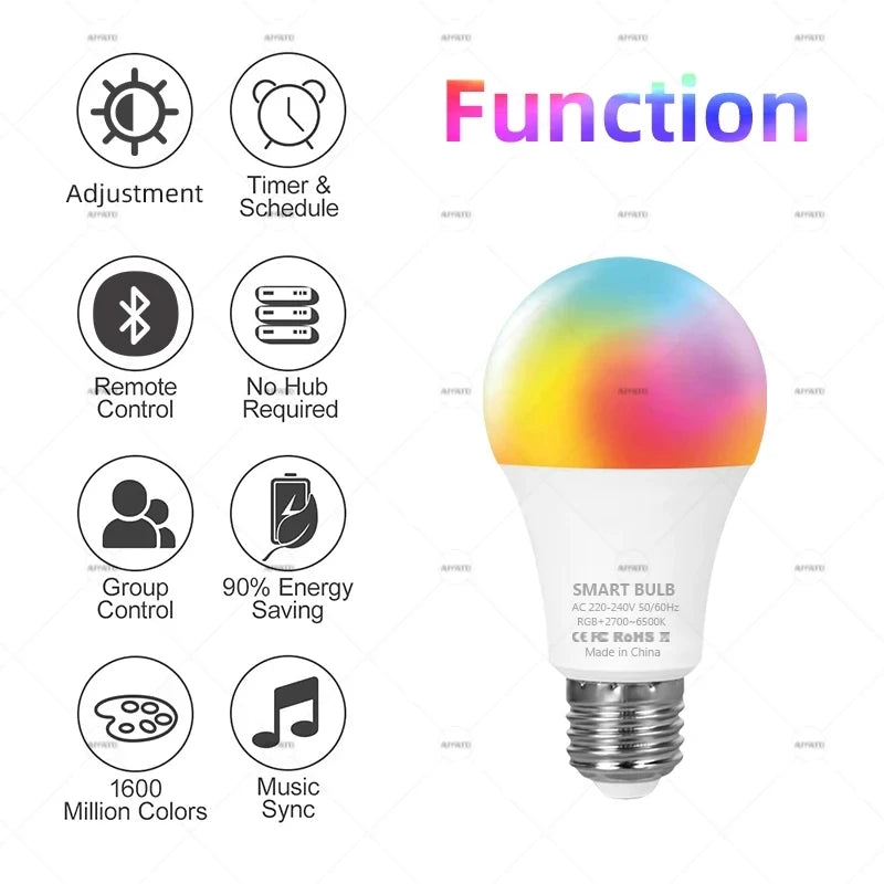 Ampoule connectée WiFi – RGB