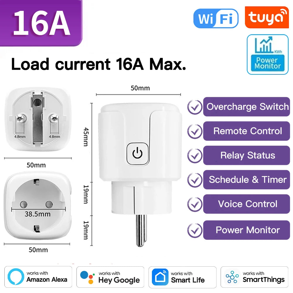 Prise connectée WiFi – suivi de consommation – télécommande